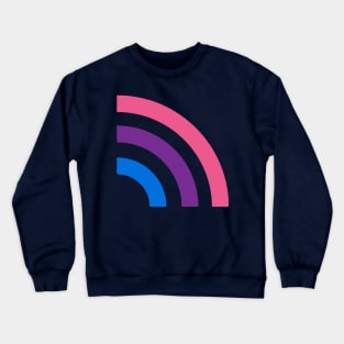 Bi Pride Rainbow Crewneck Sweatshirt